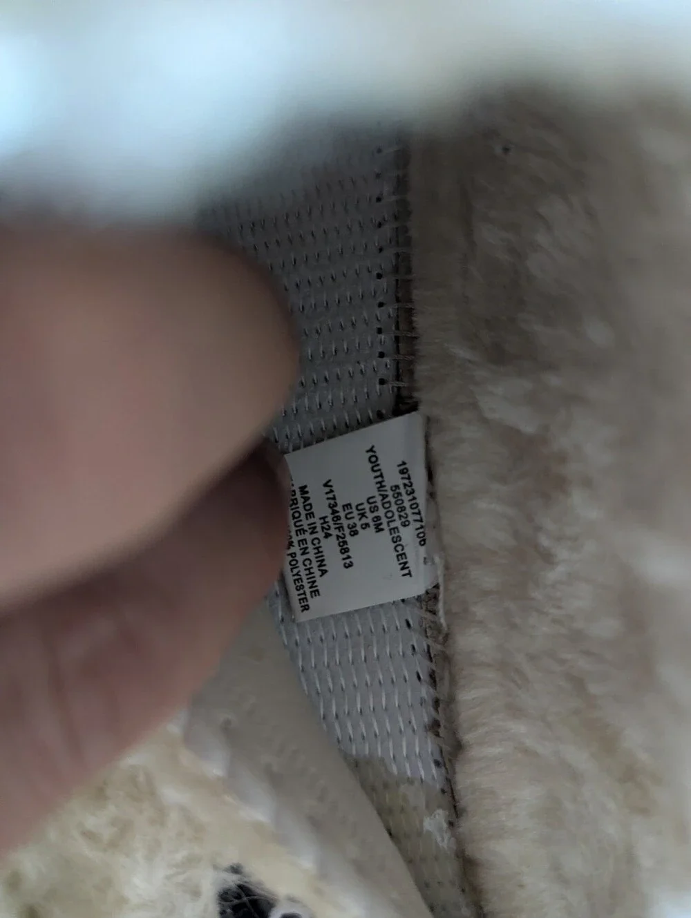 Lands' End Suede Moccasin Slippers in Beige
